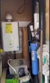 Electrical setup with various components, including a control box and pipes, installed by Frontline Electrical Services in Benicia.