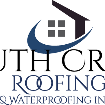 Logo of South Creek Roofing & Waterproofing Inc., featuring a stylized roof and company name text.